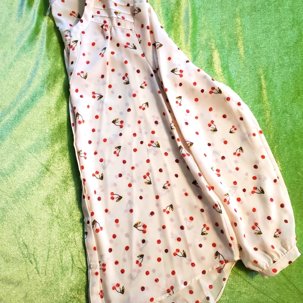 Lauren Conrad Cherry Blouse